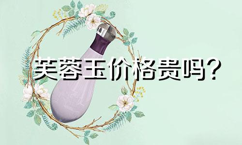 芙蓉玉价格贵吗?