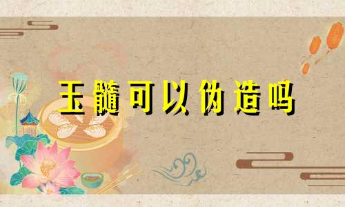 玉髓可以伪造吗