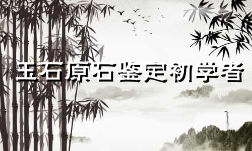 玉石原石鉴定初学者