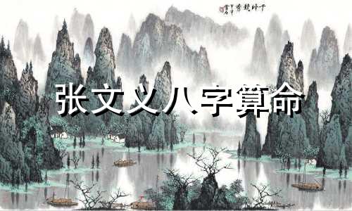 张文义八字算命 无防腐剂口服液与张文义八字针法的无防腐剂口服液与八字针法