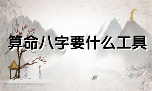 算命八字要什么工具 想问一下那些批八字算命软件是用什么程序设计的