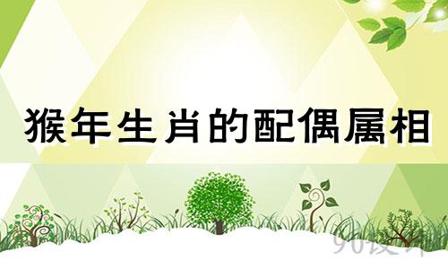猴年生肖的配偶属相 猴年出生者的配偶属相表