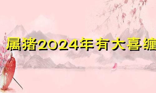 属猪2024年有大喜缠身 属猪2023年必有一难