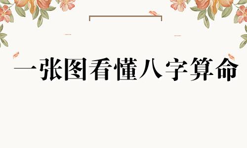 一张图看懂八字算命 八字流年运势起伏图,如何根据八字推算流年运势
