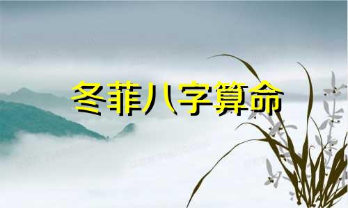 冬菲八字算命 生辰八字自动计算器,测算生辰八字。