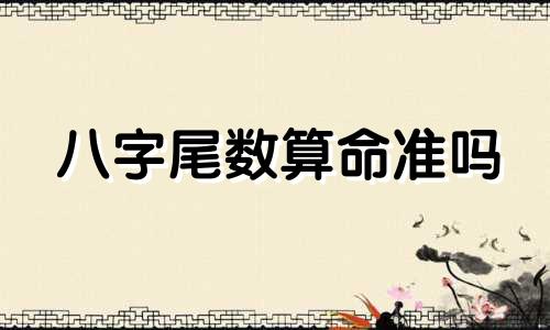 八字尾数算命准吗 八字算命可信吗
