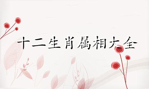 十二生肖属相大全 十二生肖属相对照表可以改写为十二生肖属相对照表。