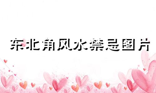 东北角风水禁忌图片 厨房风水大忌是东北角可以改写为东北角风水禁忌图解 厨房风水大