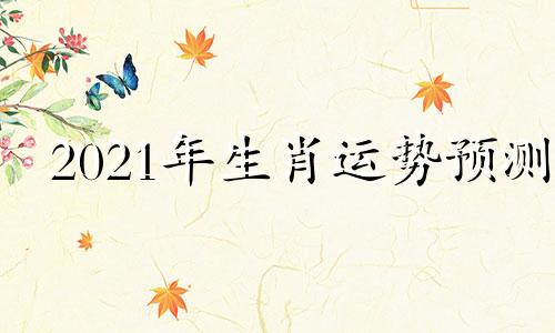 2021年生肖运势预测 2021年运势，2021年十二生肖运程