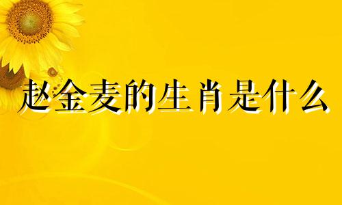 赵金麦的生肖是什么 赵今麦的星座是什么