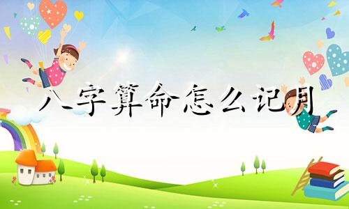 八字算命怎么记月 八字初学者怎样看八字,如何看八字