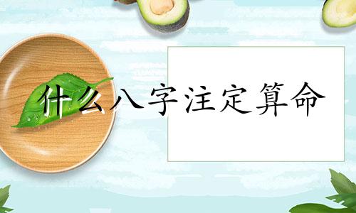 什么八字注定算命 生辰八字算命是什么