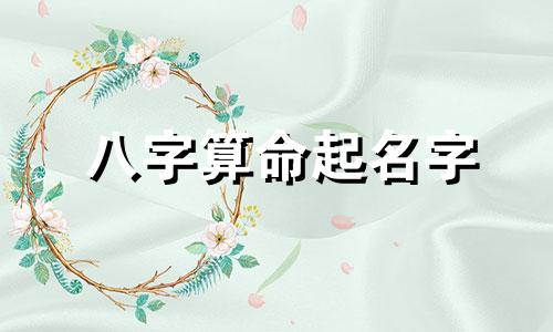 八字算命起名字 按生辰八字起店名免费,根据生辰八字起店名