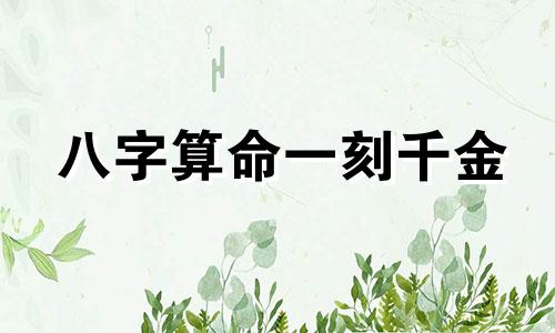 八字算命一刻千金 八字华盖的查法是怎样的