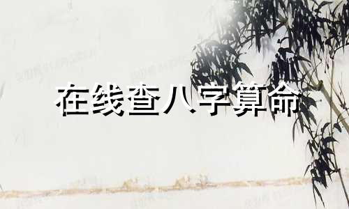 在线查八字算命 生辰八字在线查询,如何根据出生日期查生辰八字