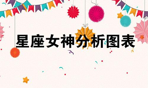 星座女神分析图表 十二星座代表女神