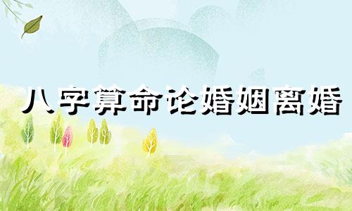 八字算命论婚姻离婚 八字离婚命真的会离婚,八字离婚命,哪种女人最容易离婚