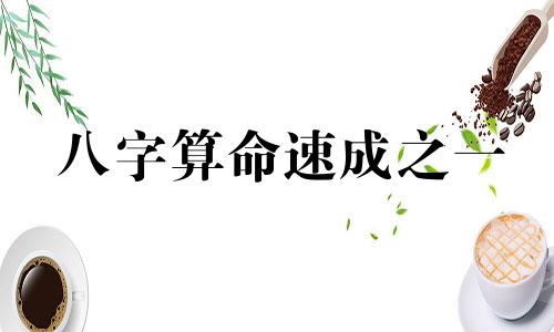 八字算命速成之一 怎么样快速学会八字算命和占卜
