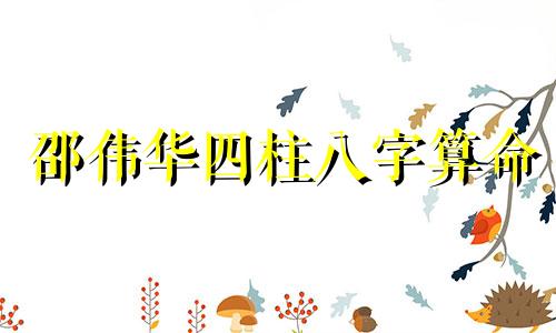 邵伟华四柱八字算命 八字有多少种组合