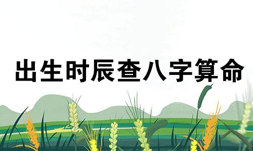 出生时辰查八字算命 生辰八字在线查询,如何根据出生日期查生辰八字