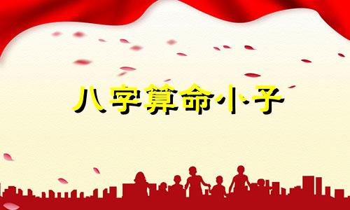 八字算命小子 免费算八字看一生运程,免费算八字看一生命运