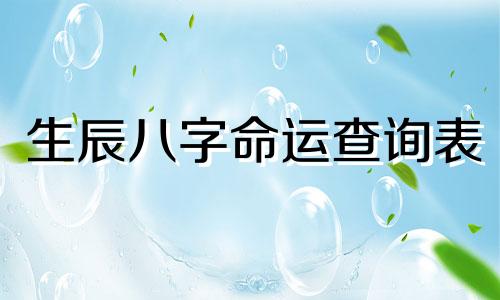 生辰八字命运查询表 基于生辰八字的命运分析，生辰八字，命运分析