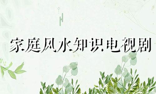家庭风水知识电视剧 哪些电视剧涉及风水