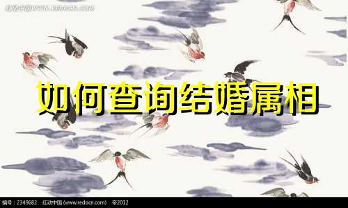 如何查询结婚属相 男女结婚属相配对表,最佳婚配属相1. 确定自己的属相: