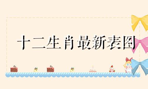 十二生肖最新表图 十二生肖年份表的改写可以是:最新的十二生肖年份对照表。